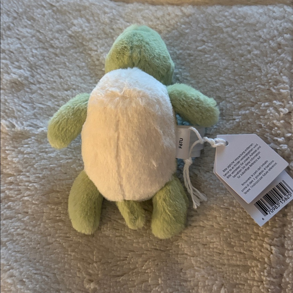 NWT Green Fluffy Turtle Jelly Cat - Picture 6 of 11